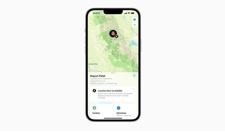 天心苹果14维修分享iPhone14系列中 FindMy功能通过卫星分享位置方法教程 