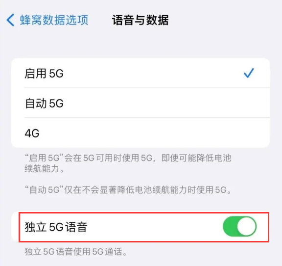 天心苹果14维修分享iPhone 14 Pro如何开启VoNR 