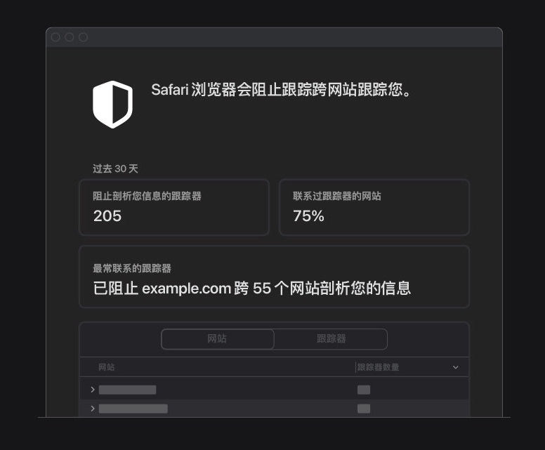 天心苹果手机维修分享如何在 Safari 浏览器中查看和打开隐私报告 