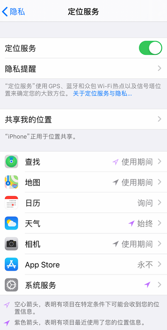 天心苹果手机维修分享iPhone 状态栏中时间显示为蓝色图标是什么情况 